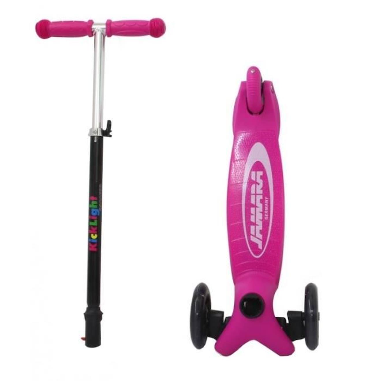 Jamara Scooter Marchepied Pour Enfant Junior Frein à pied Rose rose