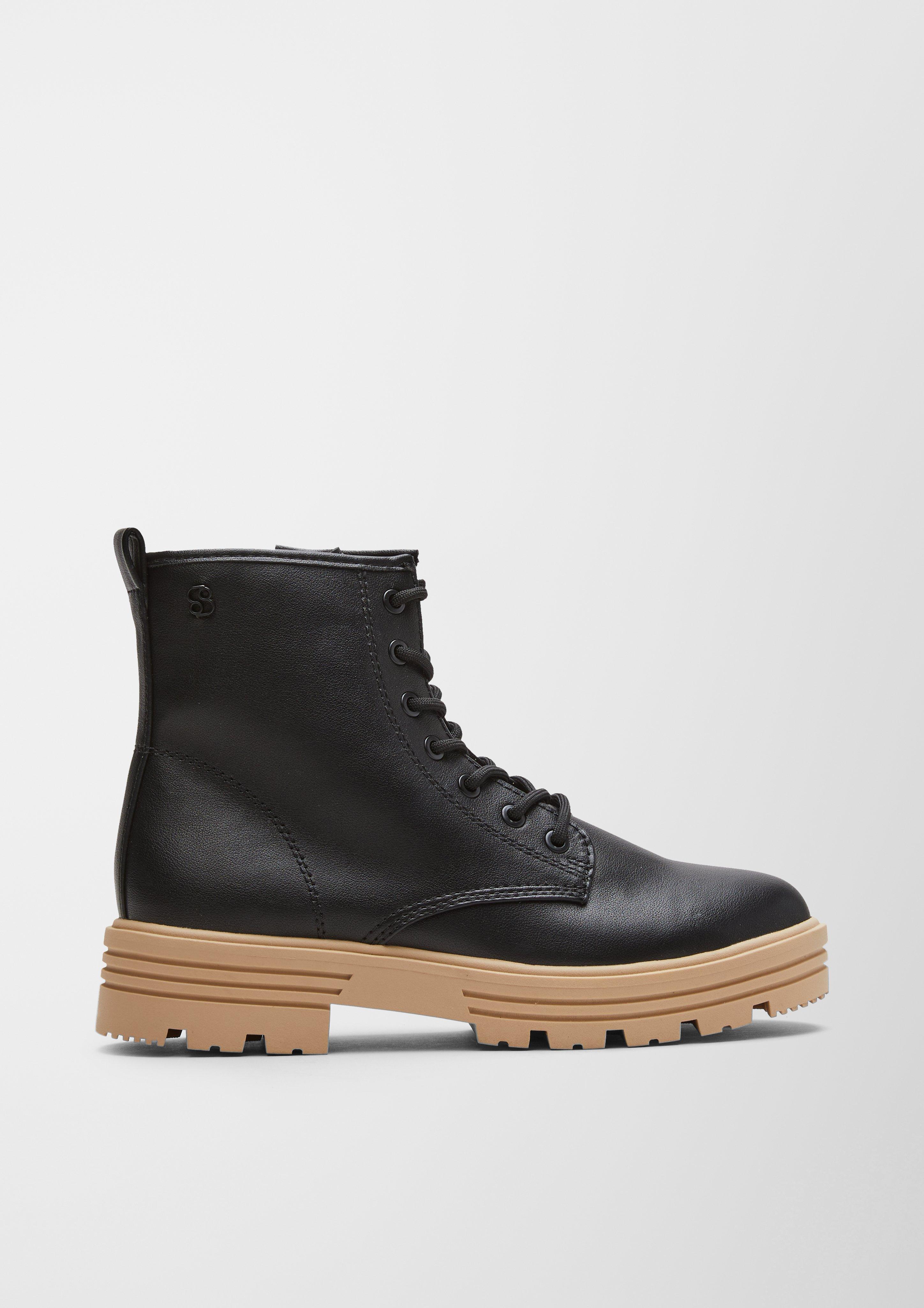 Schnürstiefel aus Kunstleder  6006494-001