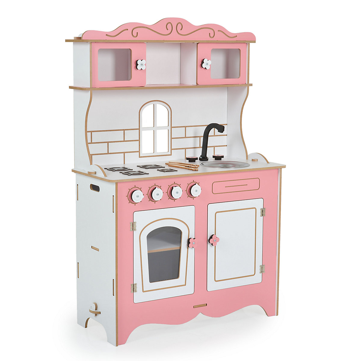 Kinder-Holzküche Rosey CG39, Herd, Backofen Spielküchen