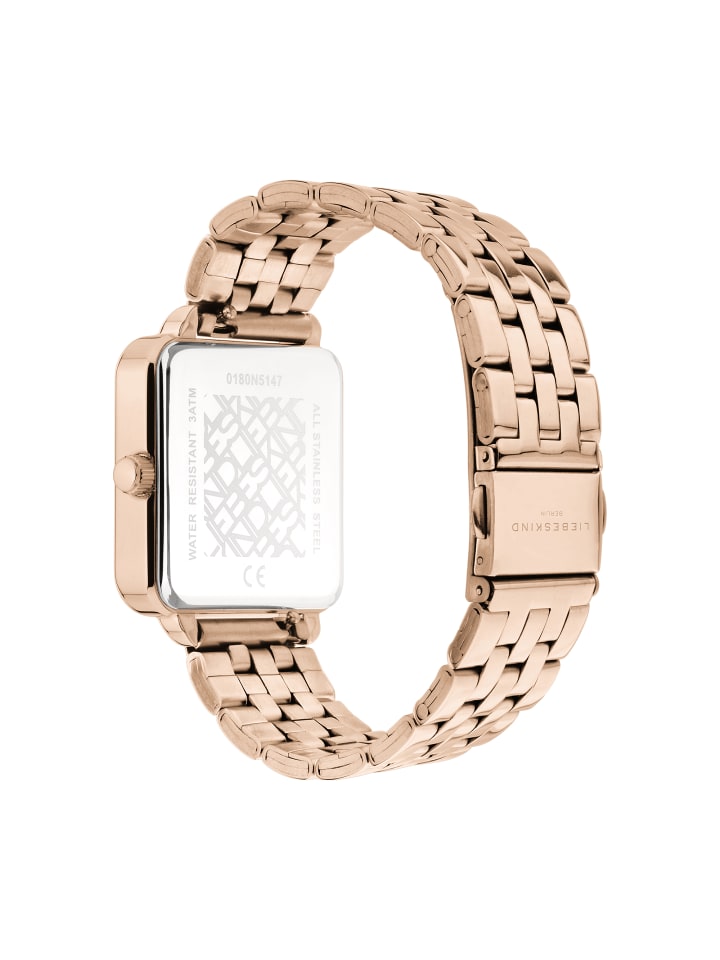 LIEBESKIND BERLIN Armbanduhr in Rosé-weiß günstig kaufen onesize
