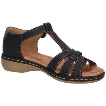 Puccetti Sandale in schwarz