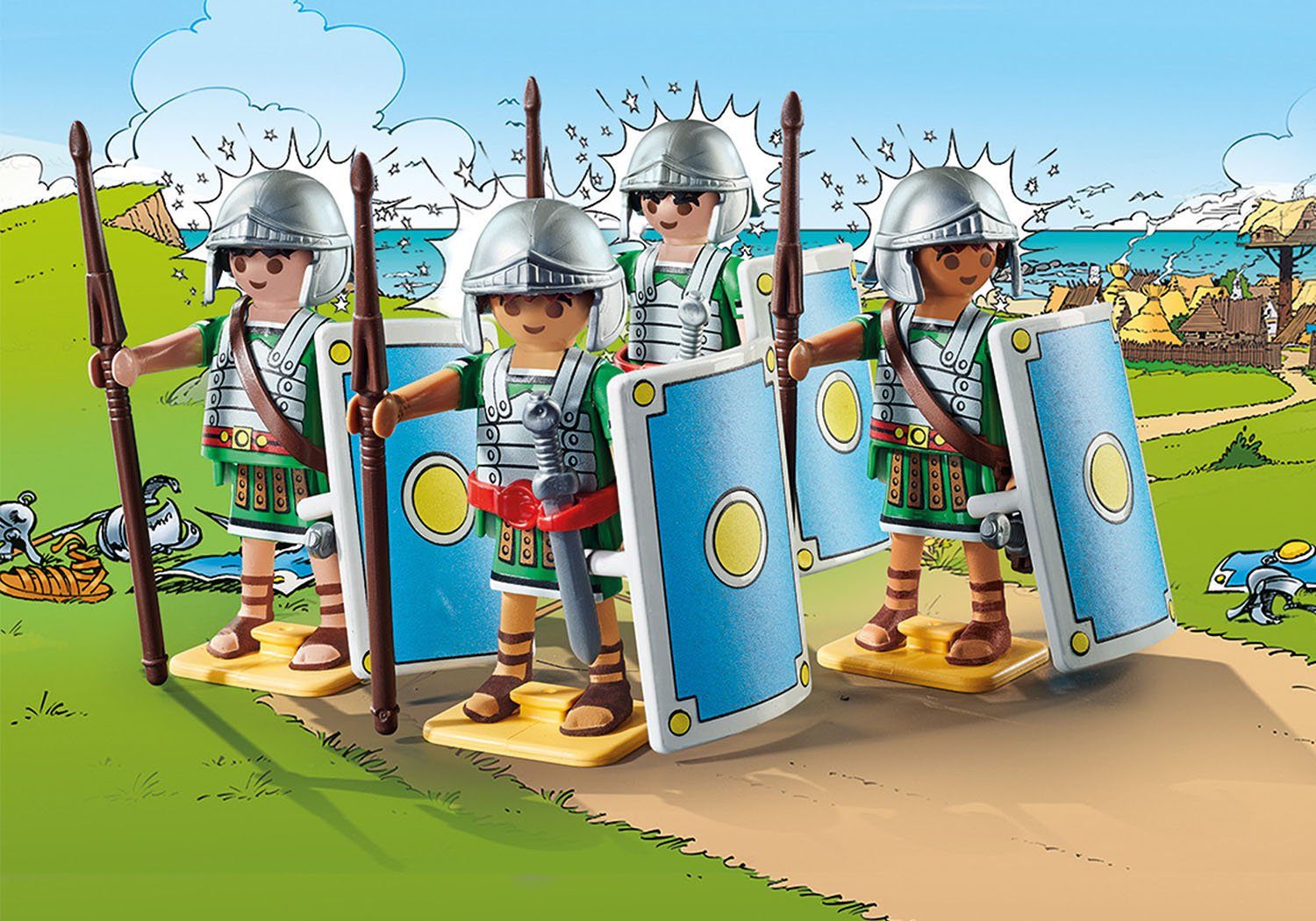 Playmobil® Konstruktions-Spielset Römertrupp (70934), Asterix, (27 St), Made in Germany