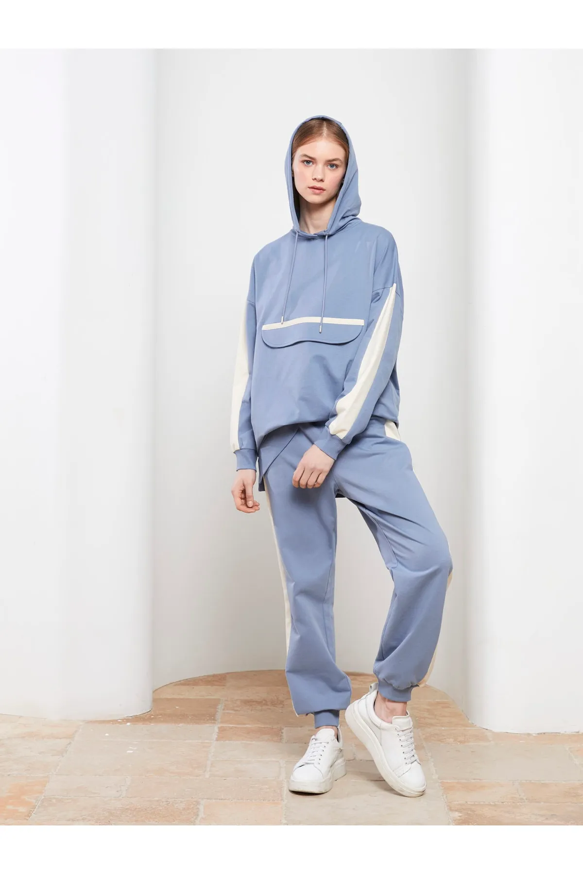 LC Waikiki  Einfarbige Jogger-Jogginghose für Damen mit elastischem Bund