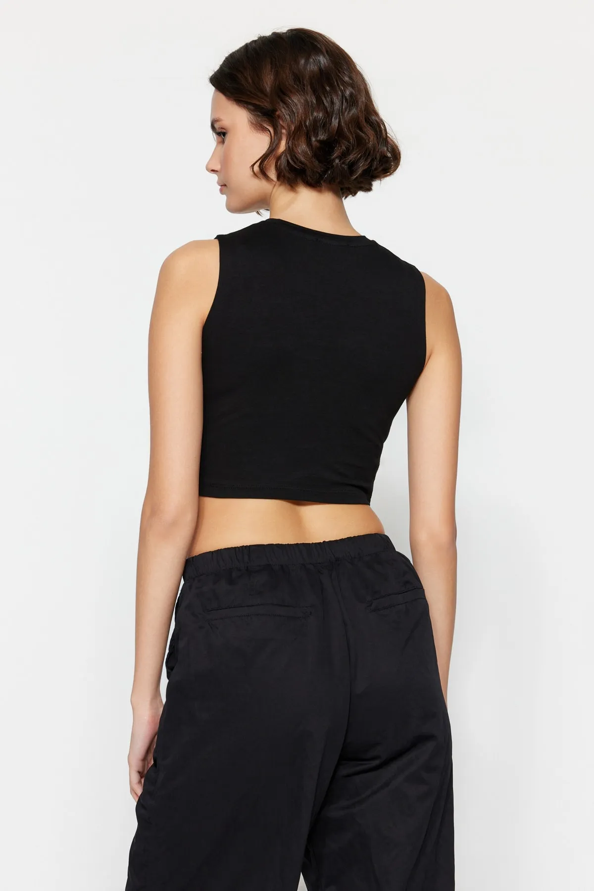 Trendyol Collection  Unterhemd - Schwarz - Slim Fit