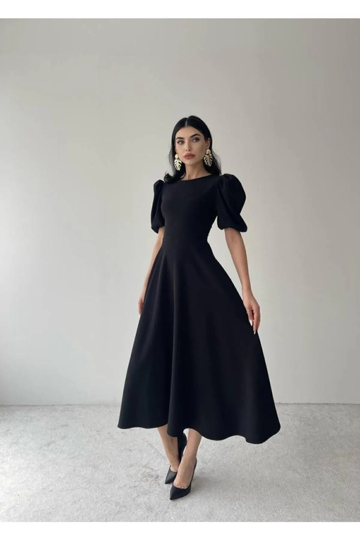 Afiş Butik  Kleid - Schwarz - A-Linie