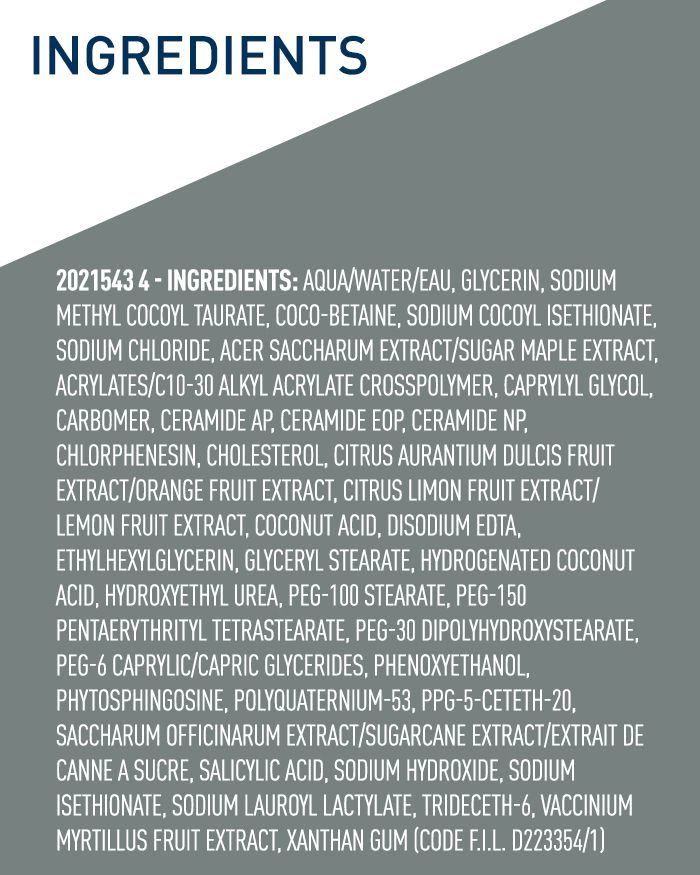 Lotion nettoyante hydratante pour peaux sèches diabétiques