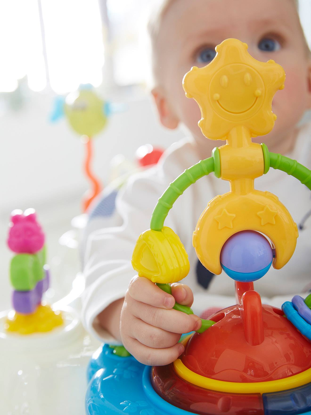 Vertbaudet Baby Spielecenter mit drehbarem Sitz - mehrfarbig