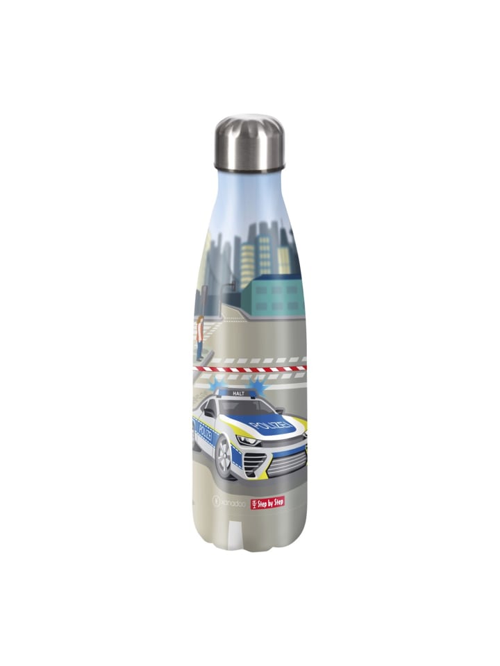 Step by Step Edelstahltrinkflasche in Police Car Cody, Edelstahl günstig kaufen 28