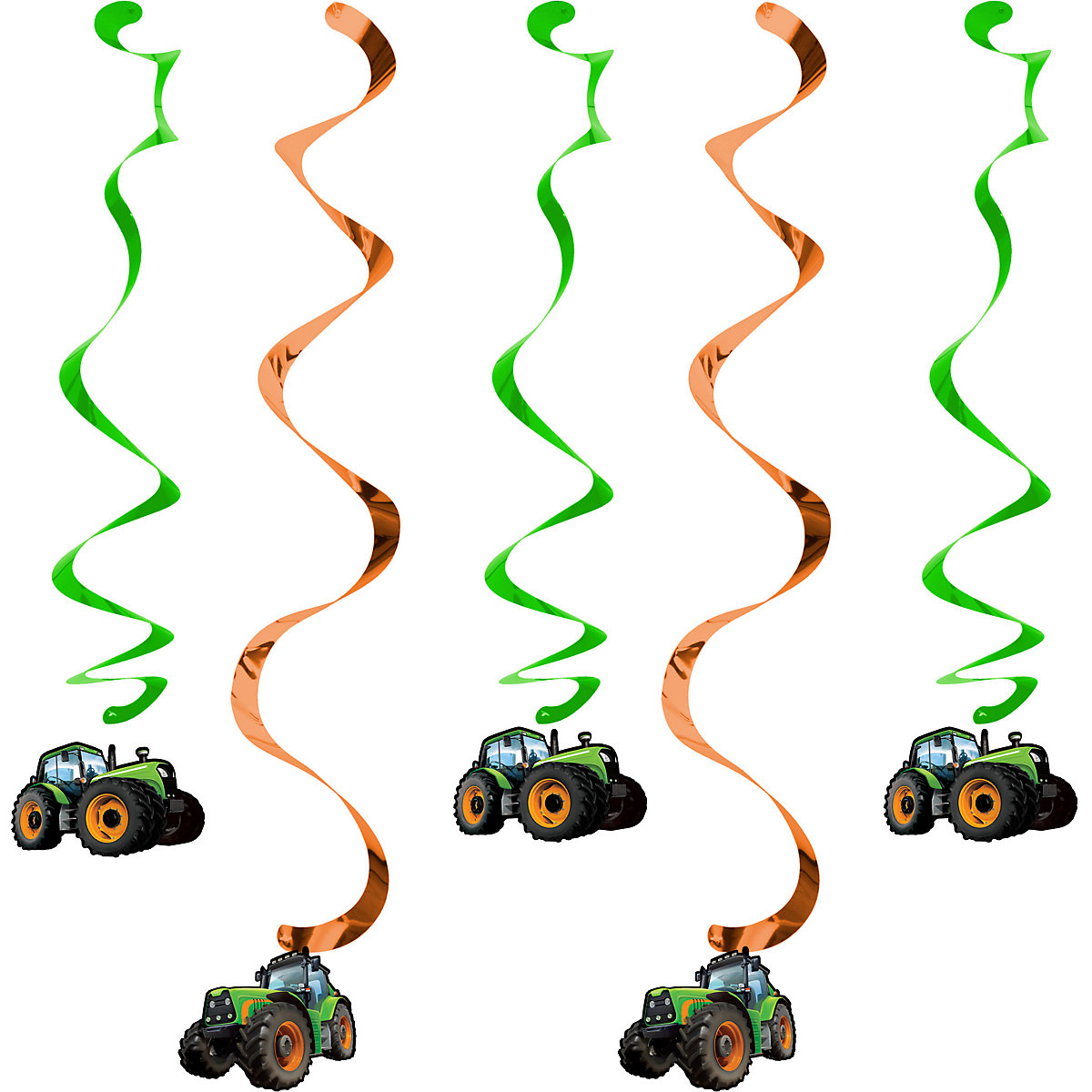 Hängedekoration Traktor, 5-tlg.