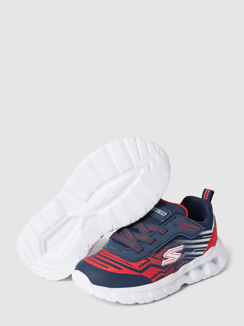 Sneaker mit Label-Details Modell 'MAGNA' in marineblau