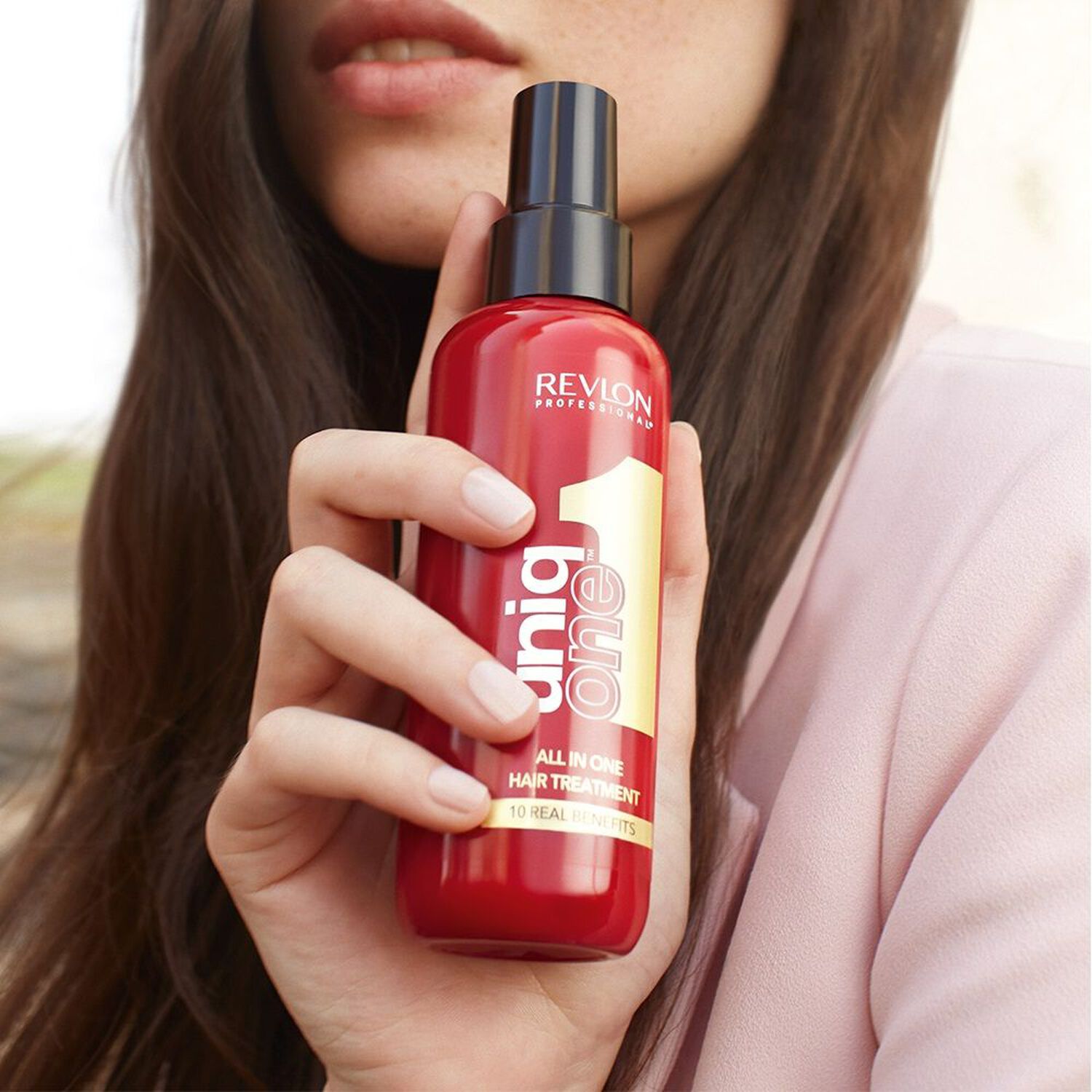 revlon professional Masque spray Sans Rinçage 10 Bienfaits Rouge Classique UNIQONE™ - Tous Types de Cheveux - 150 ml
