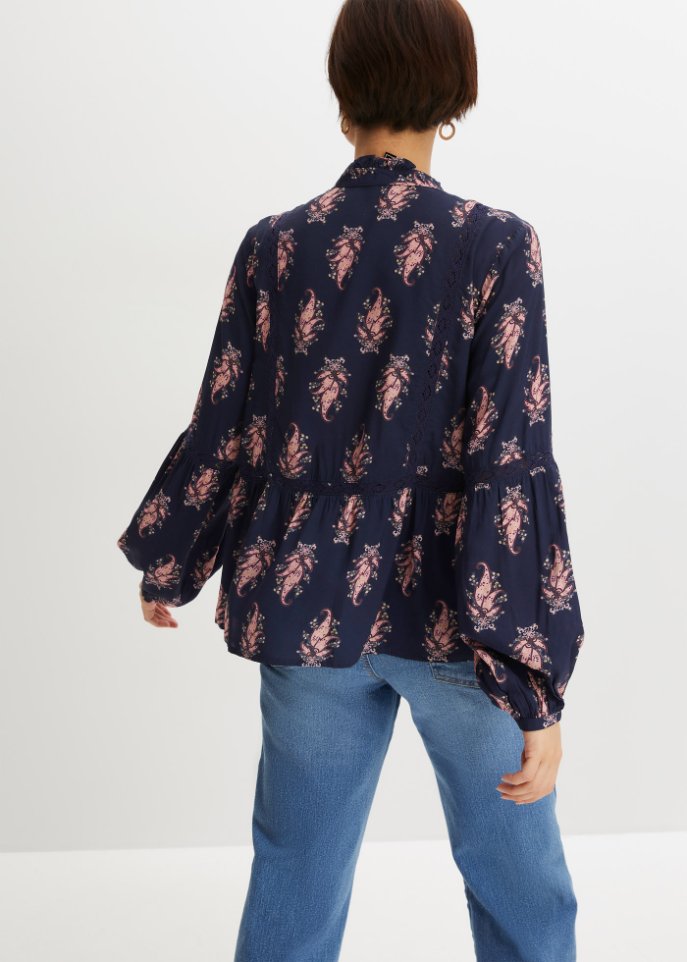 Bluse mit Muster