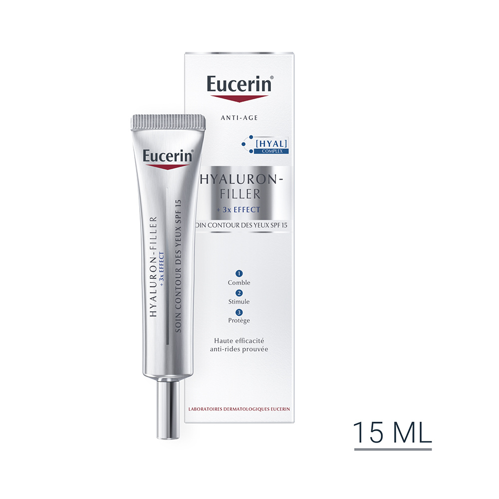 eucerin HYALURON-FILLER + 3x EFFECT Contour desYeux Soin contour des yeux anti-âge