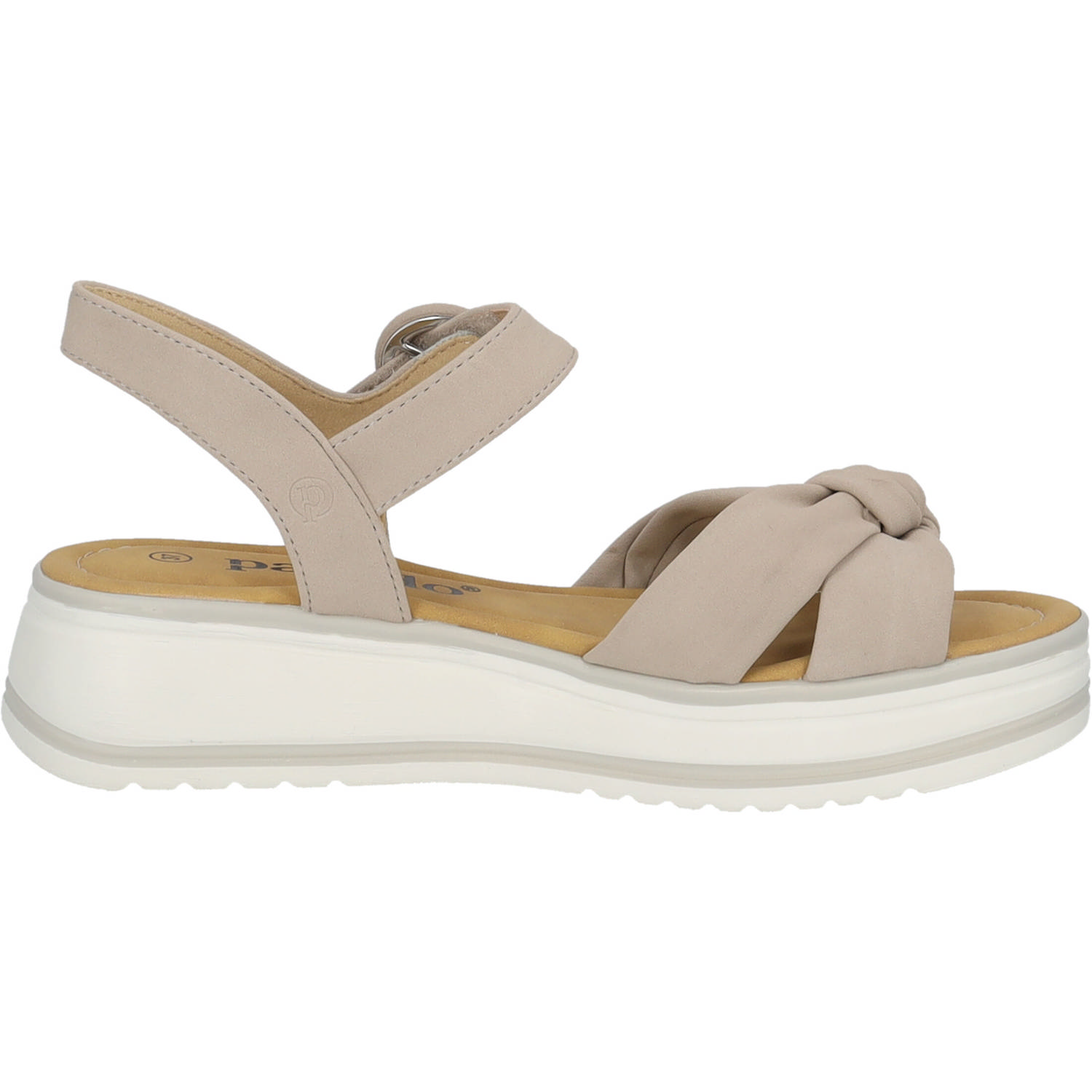 Palado Ebelli, Plateau-Sandaletten, Damen, Beige