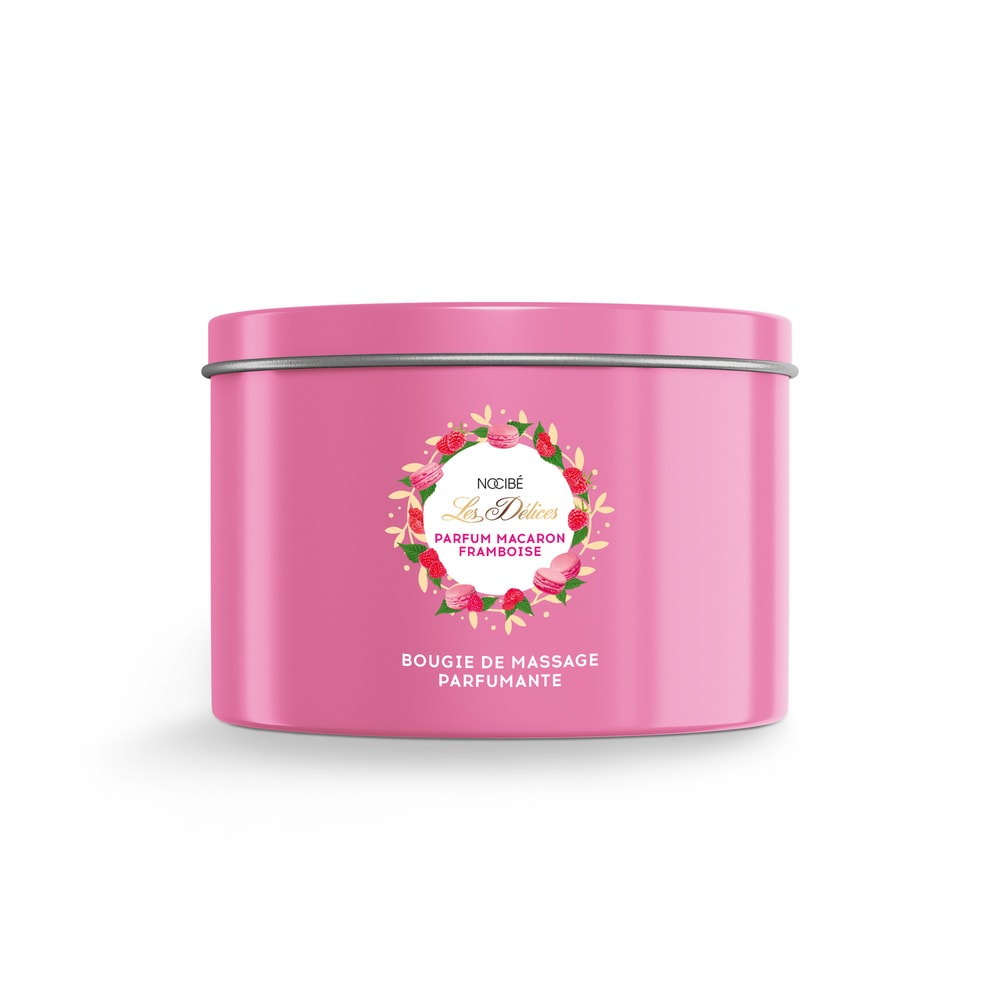 Nocibé Les Délices - Macaron Framboise Bougie de massage