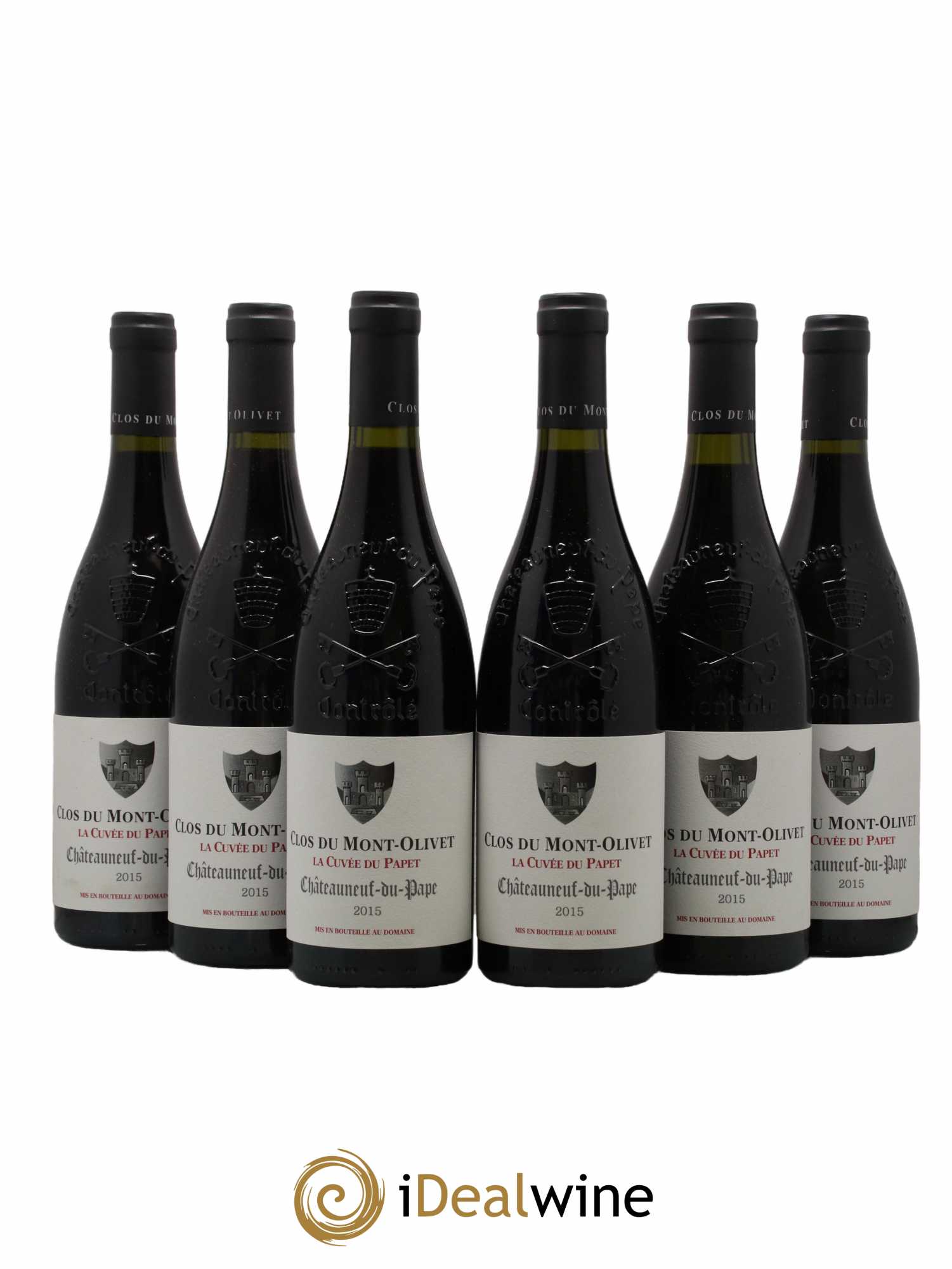 Châteauneuf-du-Pape Clos du Mont-Olivet  2015 - Lot de 6 Bouteilles