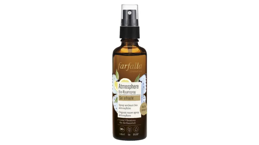 Farfalla sei erfrischt Lemongrass Atmosphère Bio-Raumspray 75 ml