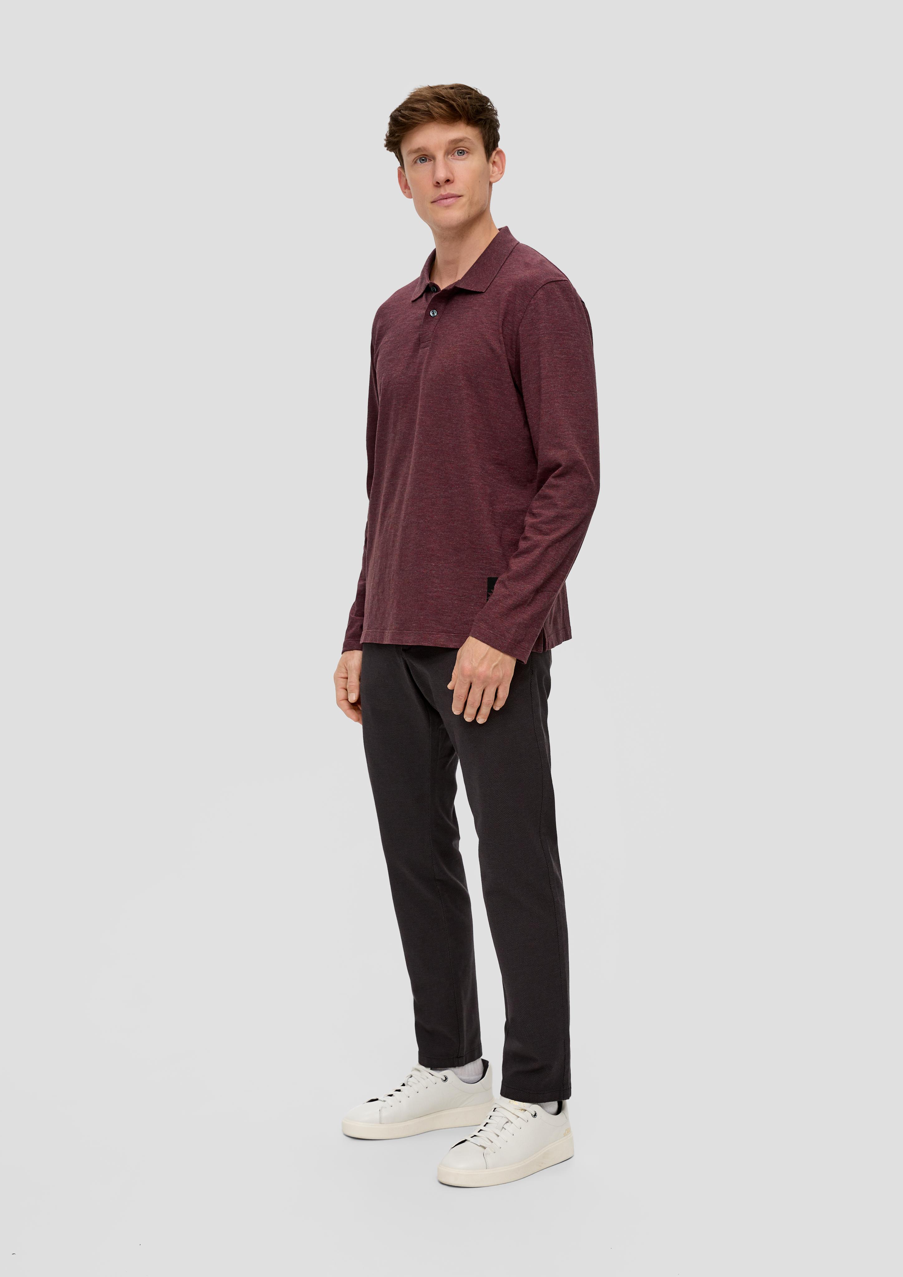 Polo-Shirt mit gummiertem Print-Detail  2138674-39W1