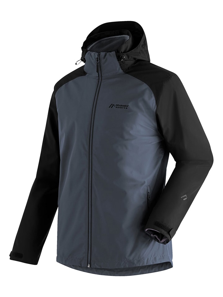 Maier Sports 3in1-Funktionsjacke in Anthrazit/ Schwarz günstig kaufen