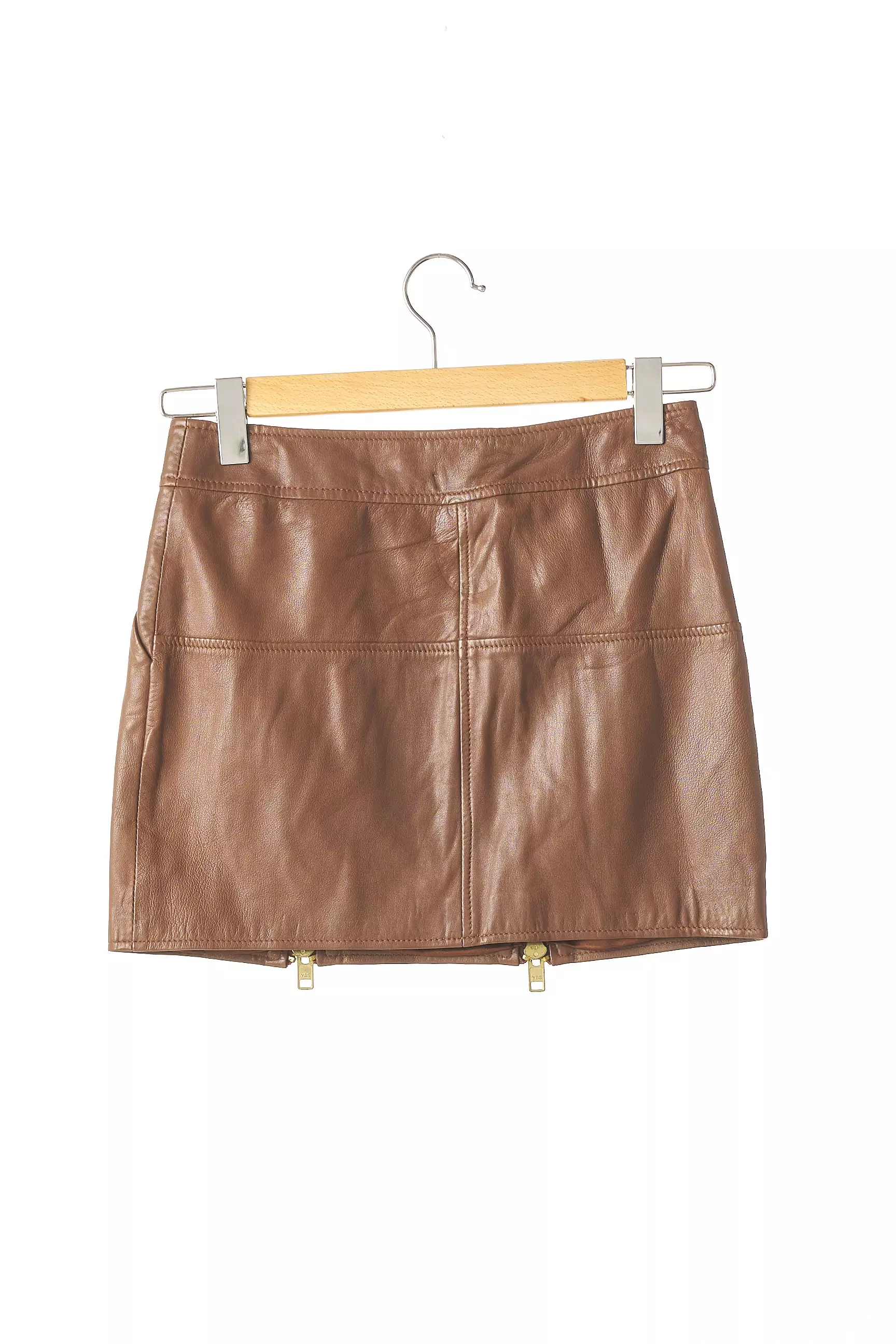 Les Petites Mini Jupe Femme couleur marron