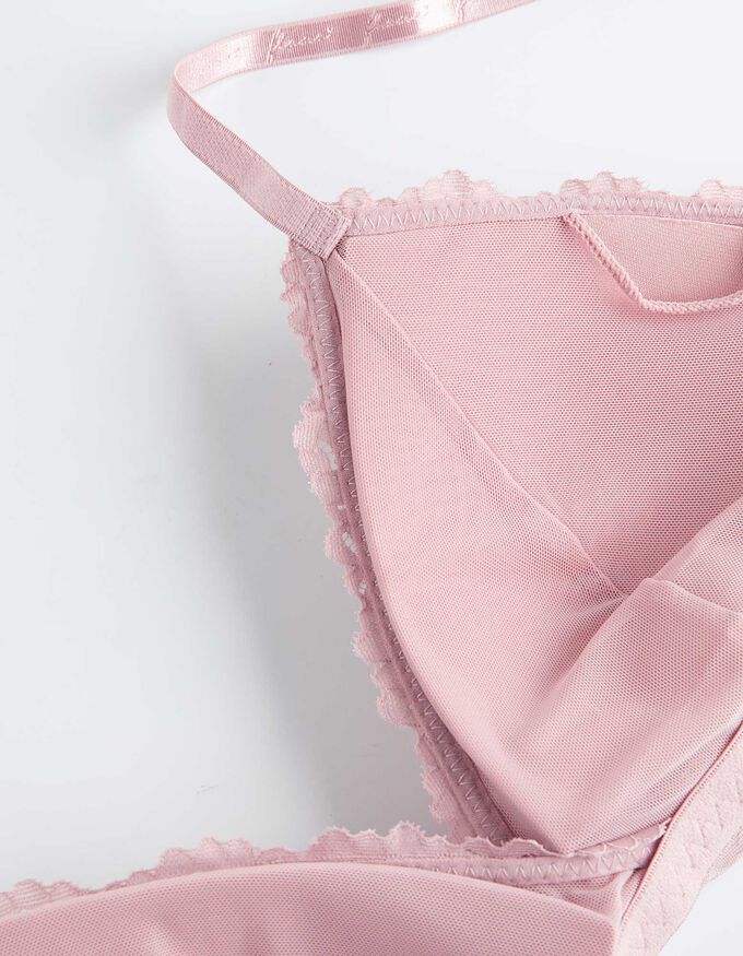 Bustier - Spitzenbesatz
