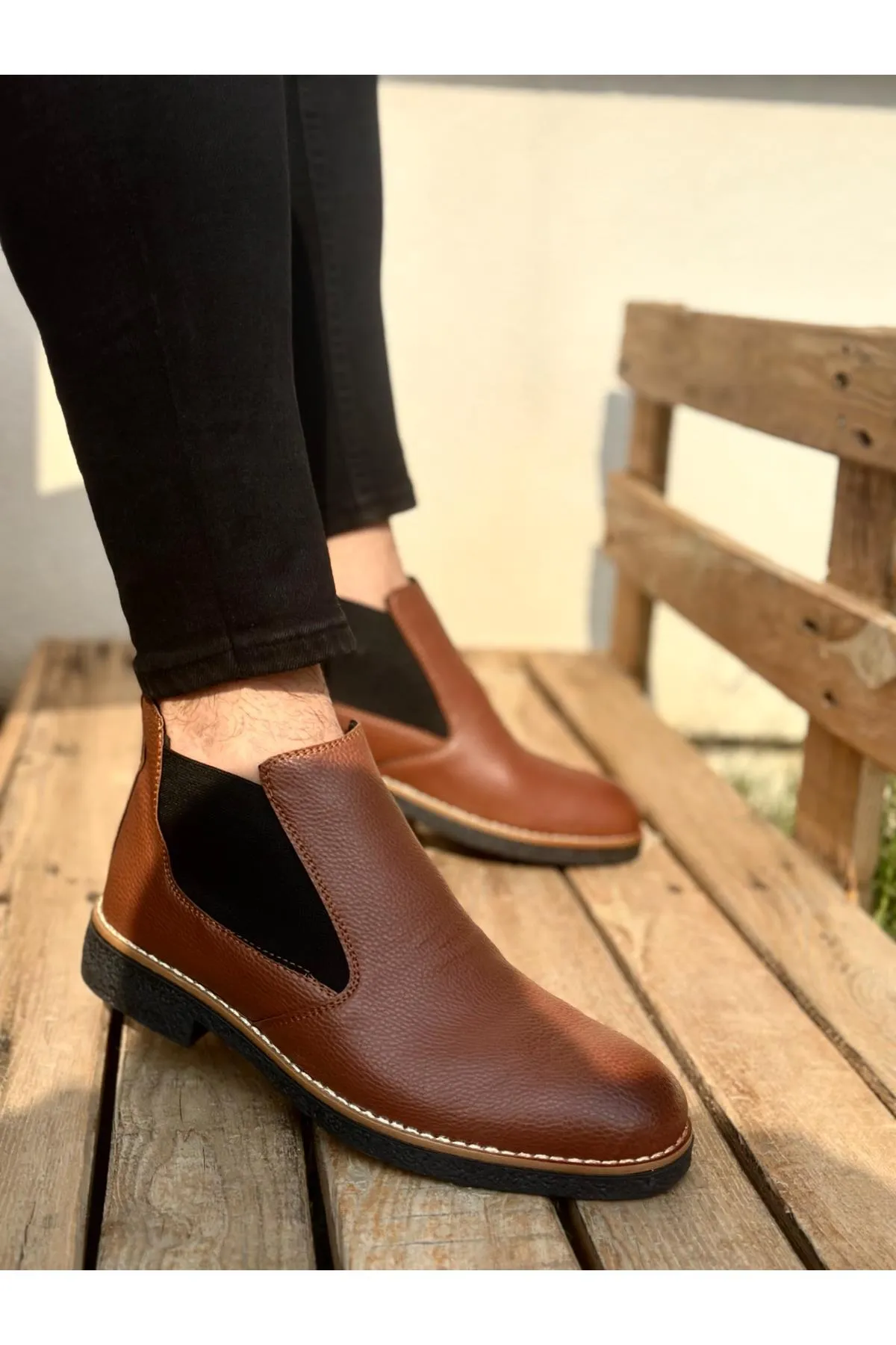 MUGGO  M201 Garantierte Unisex-Chelsea-Stiefel