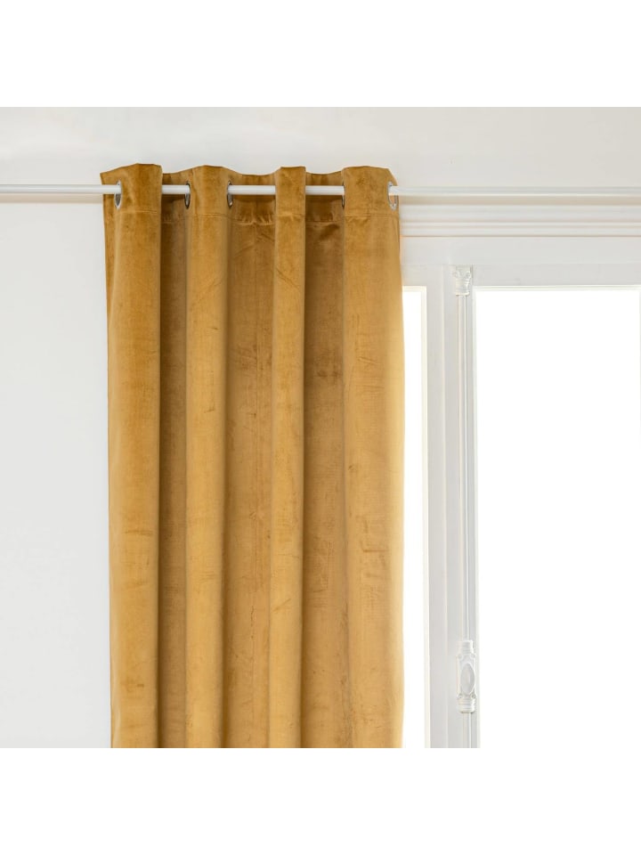 Atmosphera Créateur d'intérieur Verdunkelungsvorhang in gelb günstig kaufen onesize