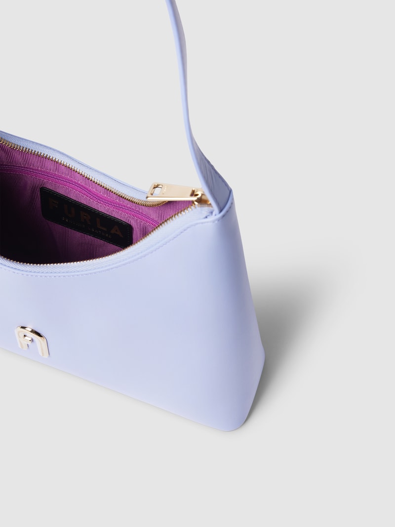 Hobo Bag mit Label-Applikation Modell 'DIAMANTE' in flieder