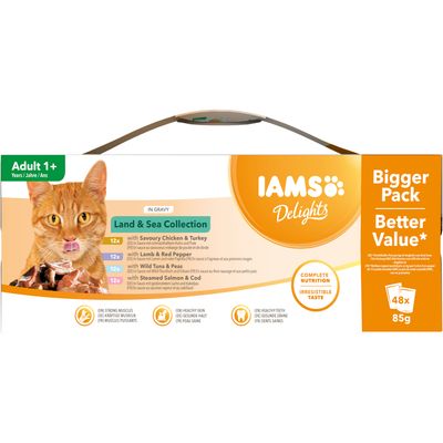 IAMS Delights Adult Land & Sea Mix