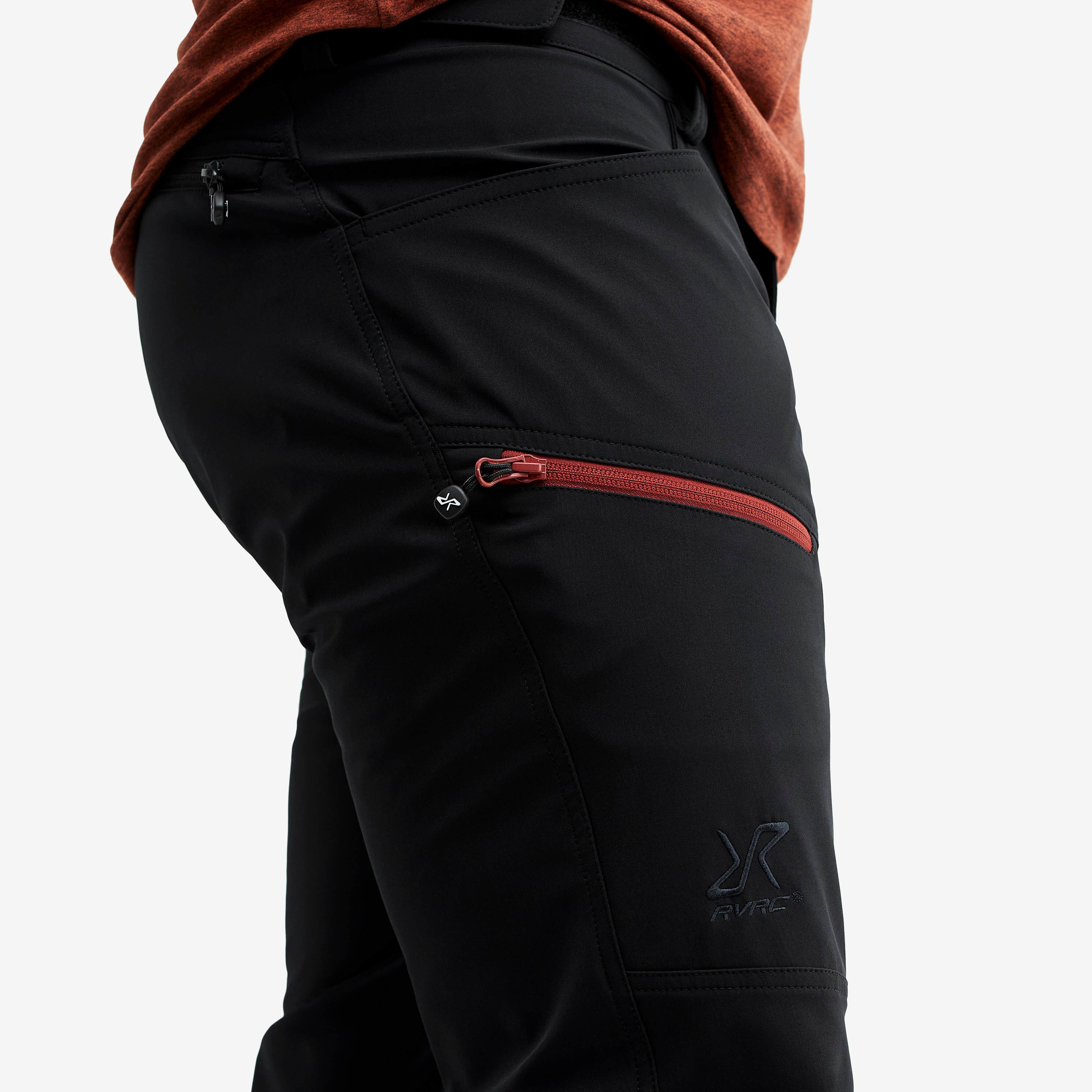 Trail Pants Homme Black/Russet Brown