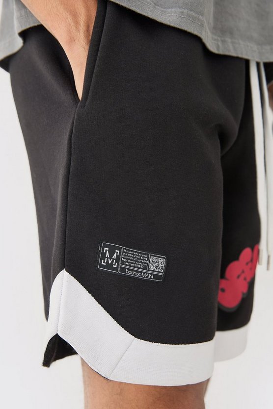 Official Basketball-Shorts mit Schnür-Detail