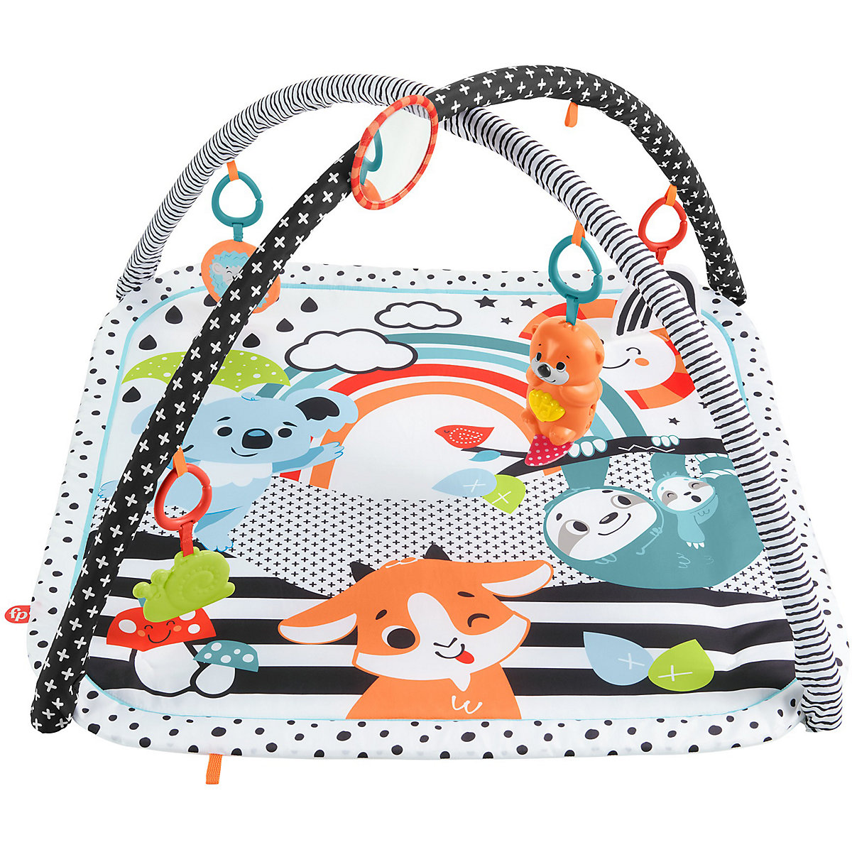 Fisher-Price Tierfreunde Kontrast-Spieldecke
