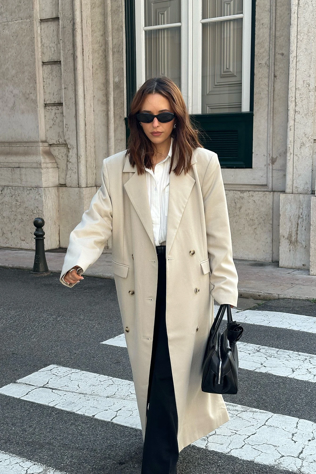 Zweireihiger Trenchcoat