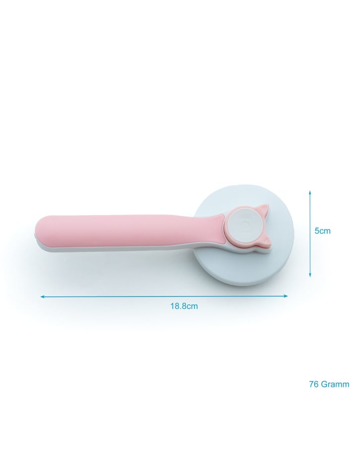 Intirilife Katzenbürste Hundebürste Fellbürste selbstreinigend in Rosa Weiß günstig kaufen onesize
