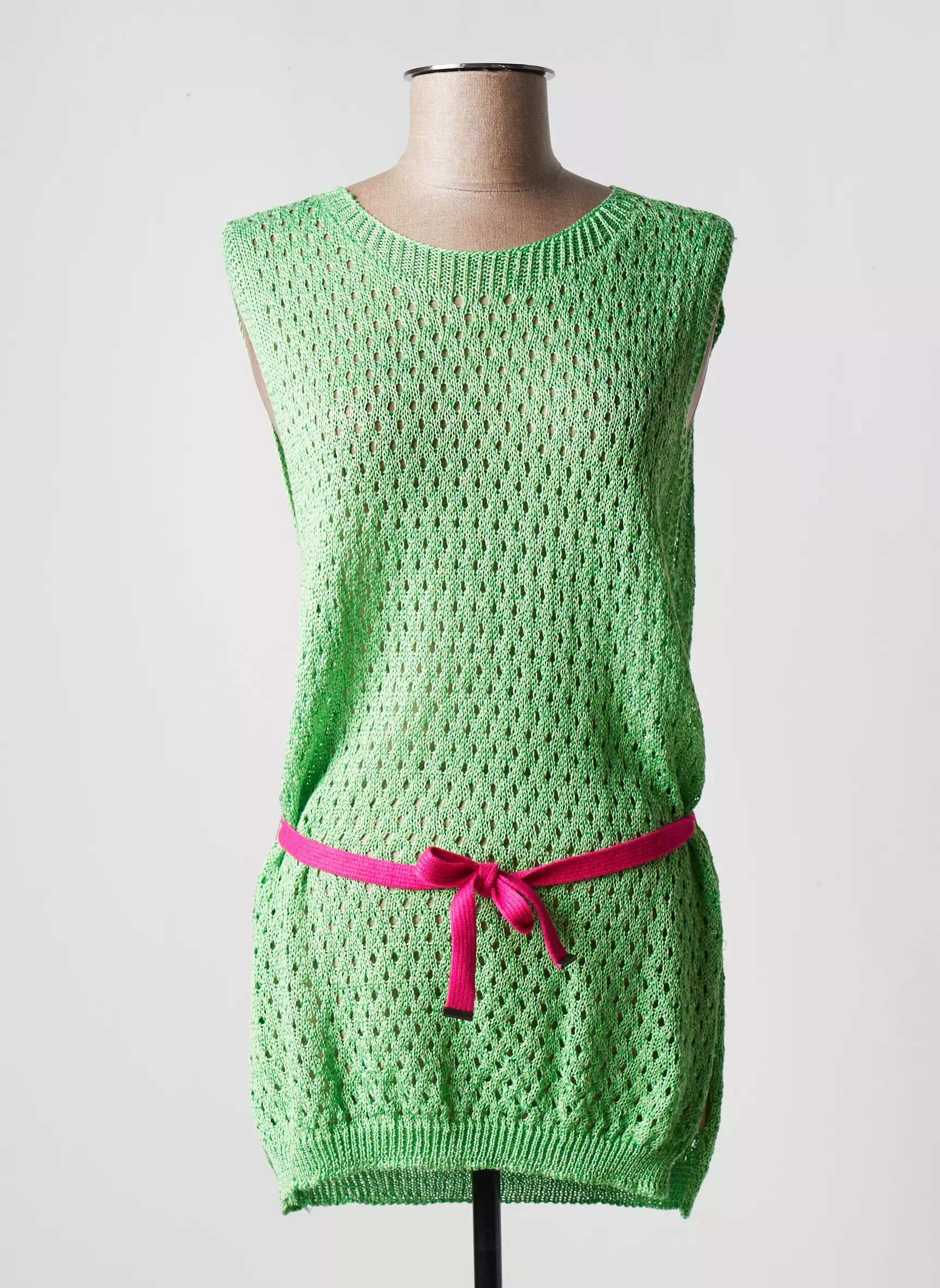 Pame Carrioni Pull Tuniques Femme couleur vert