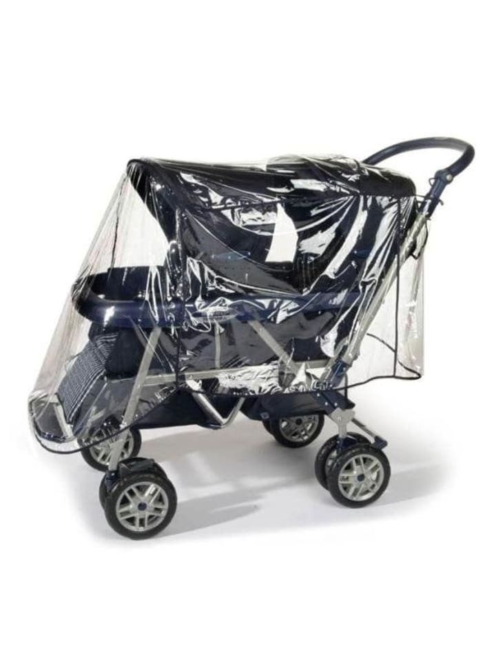 Reer Regenschutz für Geschwisterwagen in Transparent ab 0 Monate günstig kaufen onesize