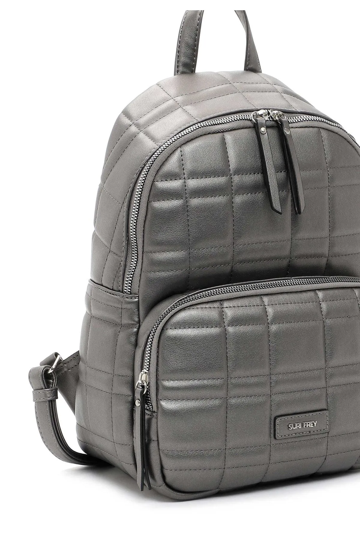 SURI FREY  Rucksack - Silberfarben - Unifarben
