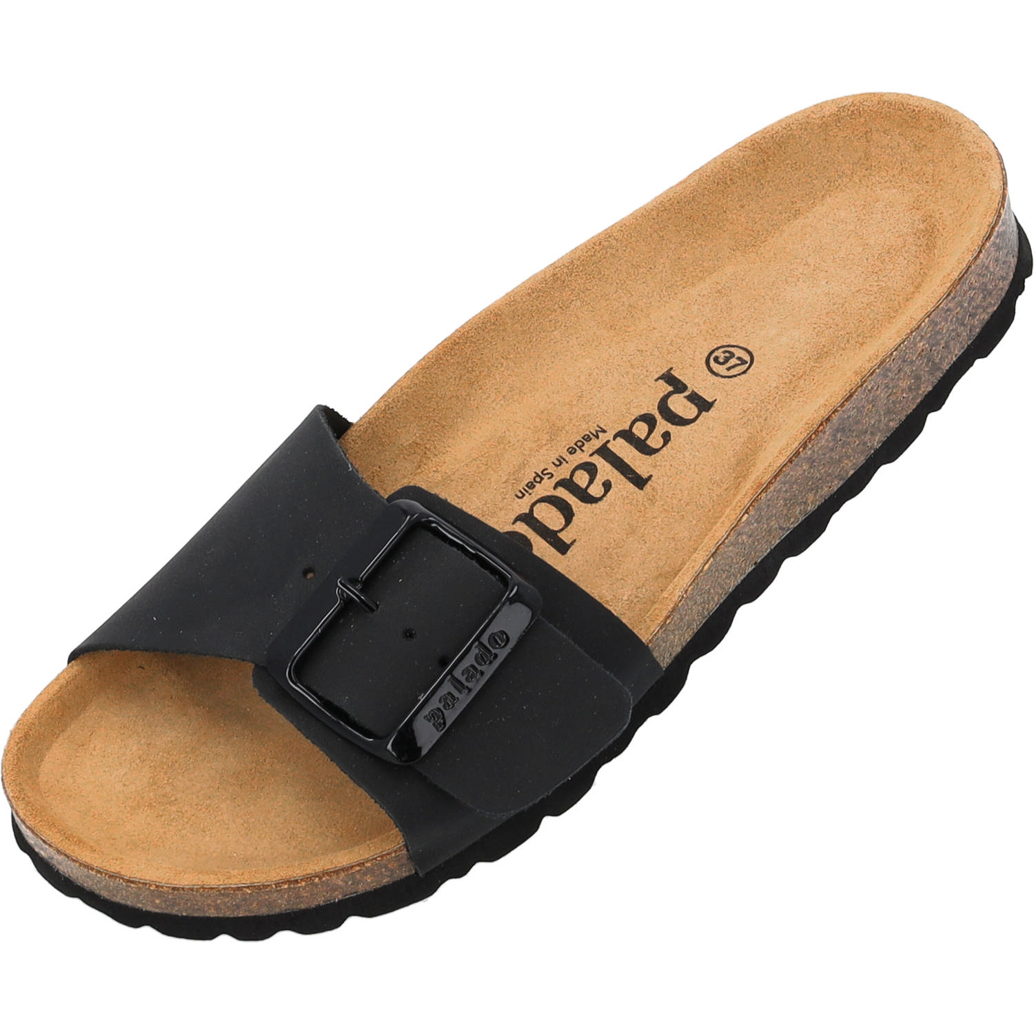 Palado Malta EGS Matt Premium Leather, Pantoletten, Damen, Schwarz