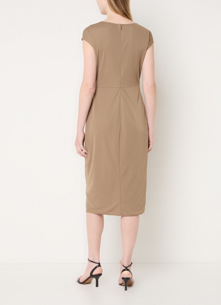 Midi haljina Ralph Lauren s naborima