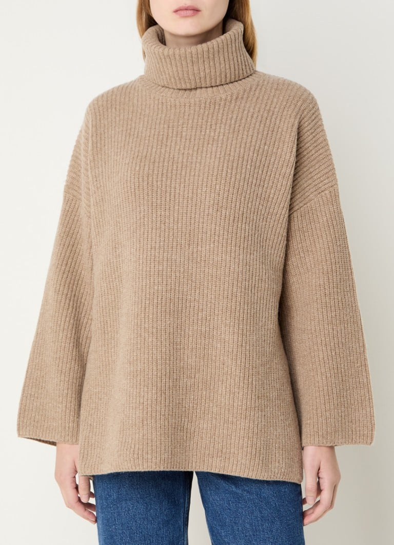 Pull en grosse maille de laine mélangée Femme Mary de la marque Selected