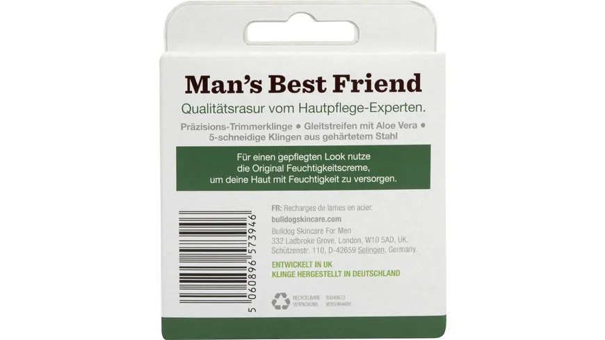Bulldog Original Rasierklingen