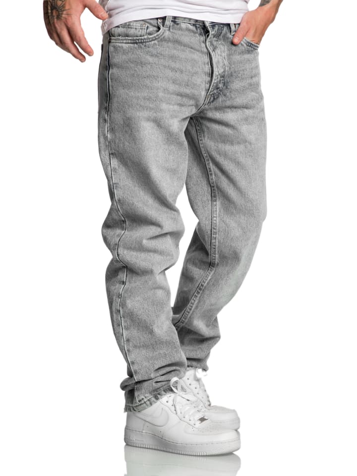 Amaci&Sons 90s Baggy Jeans BOX HILL in Grau günstig kaufen