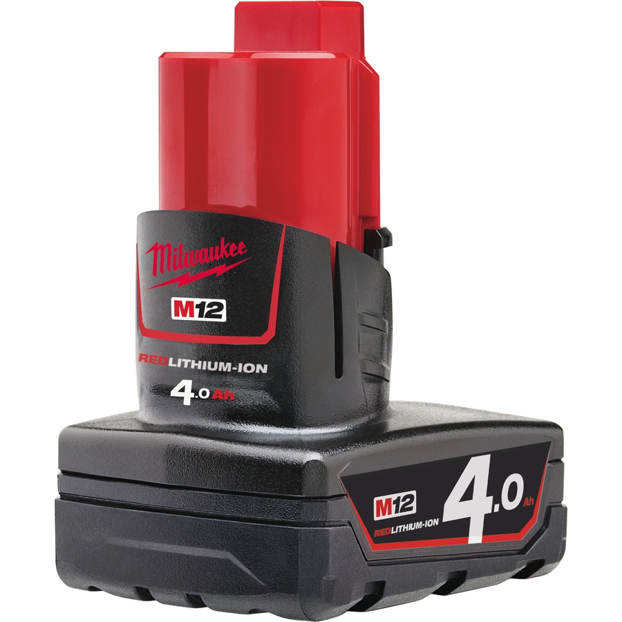 Αξεσουάρ Milwaukee 4932430065 Μπαταρία M12 B4 M12 12v 4.0ah κόκκινη Li-Ion