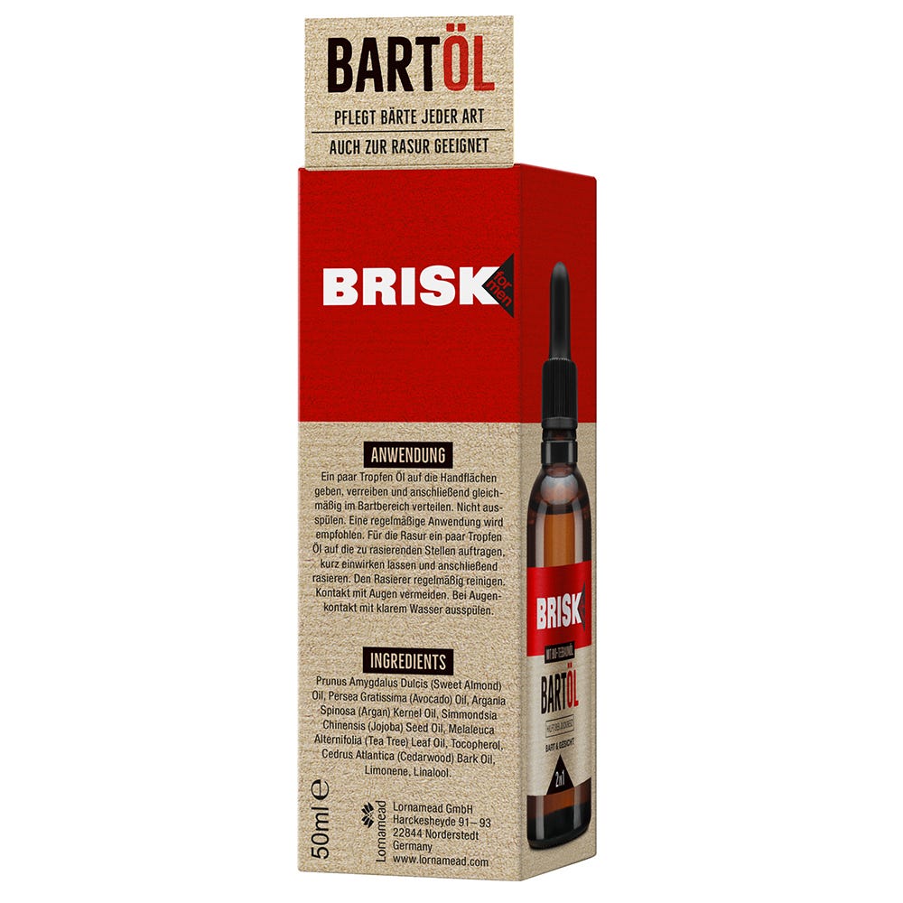 BRISK 2 in 1 Bartöl 50 ml