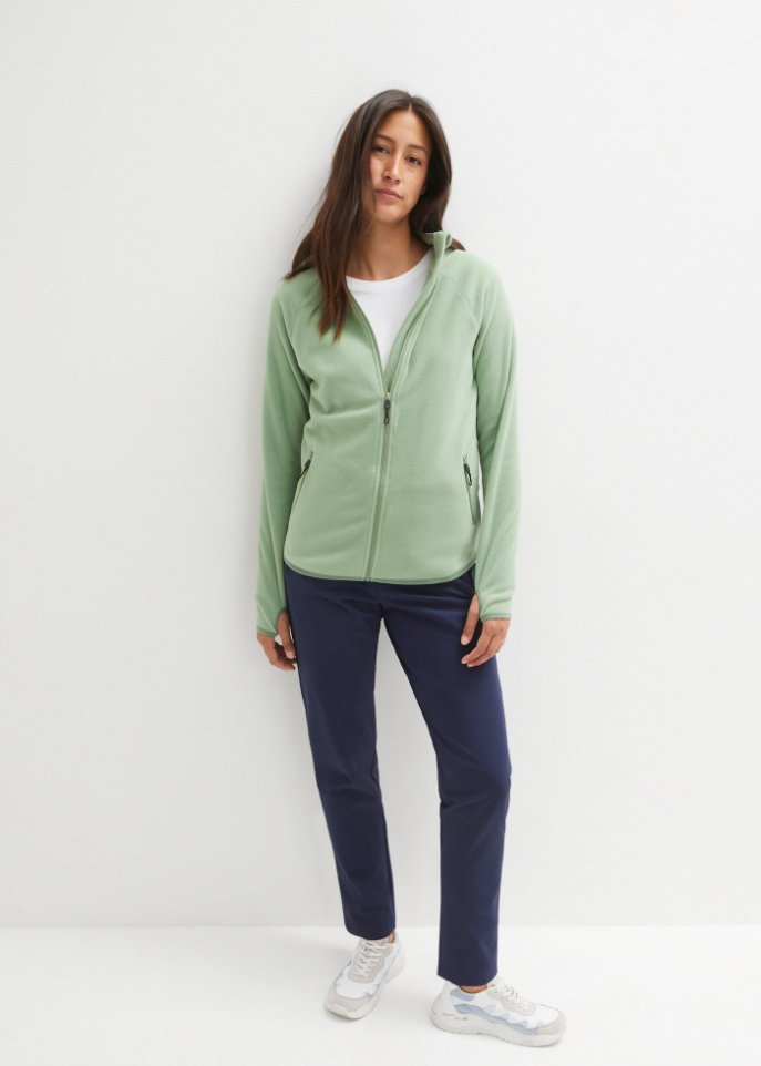 Fleecejacke mit Reißverschluss-Taschen