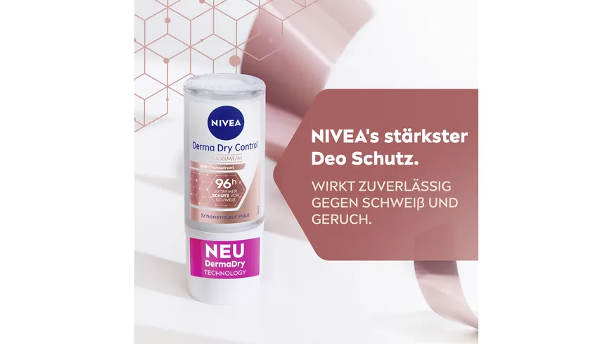 NIVEA Deo Roll-On Derma Dry Control Maximum Anti-Transpirant 50 ml