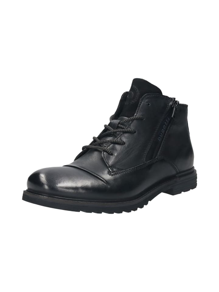 Bugatti Schnürstiefel in schwarz günstig kaufen
