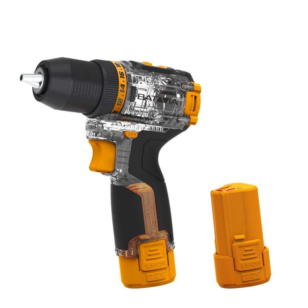 Batavia Batavia Fusion Drill 12V Brushless Akku-Bohrschrauber - Set inkl. Akku und Ladegerät