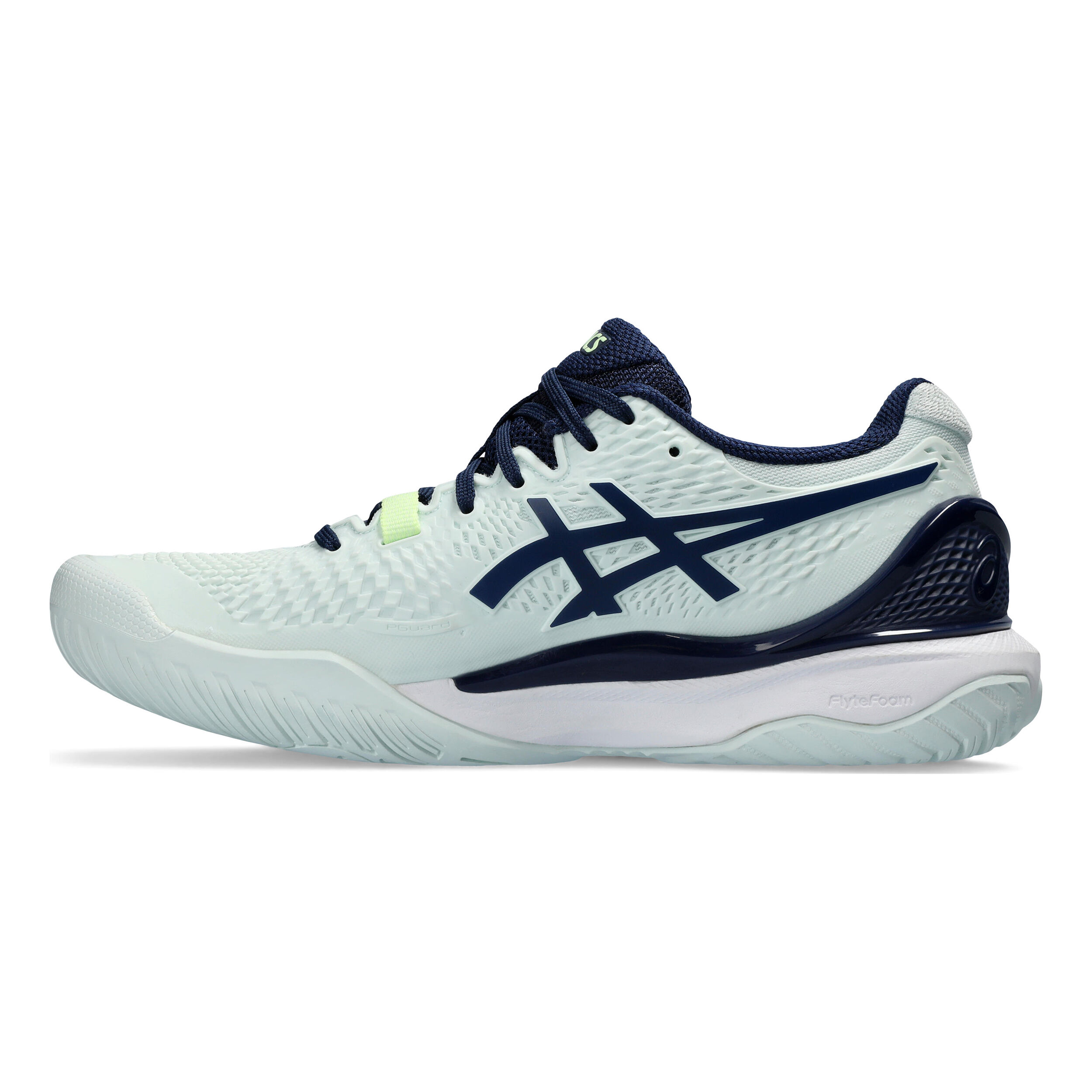 Gel-Resolution 9 Allcourtschuh Damen - Mint, Dunkelblau