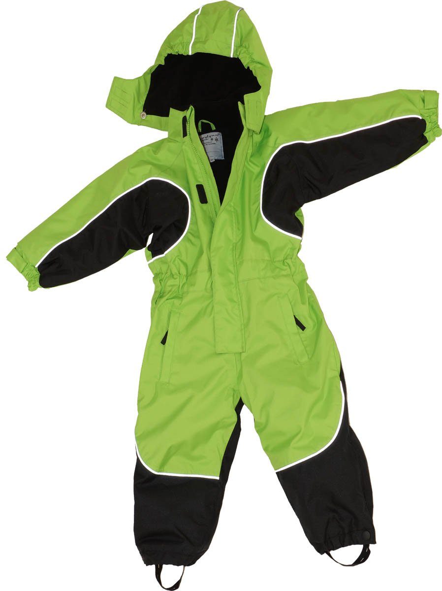 Maylynn Schneeoverall Kuscheliger Schneeanzug Skianzug grün atmungsaktiv und wasserdicht